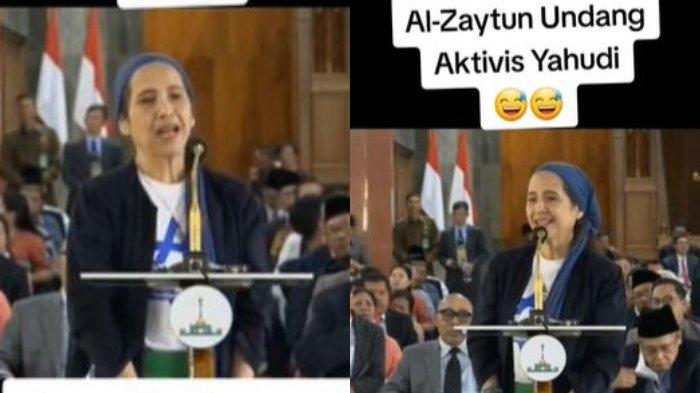 Monique Rijkers saat hadiri peringatan tahub baru Islam kala diundang Al Zaytun