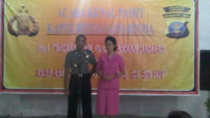 Kombes. Pol. Arief Prapto Santoso bersama istri