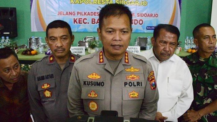 Kapolresta Sidoarjo, Kombes Pol Kusumo Wahyu Bintoro.