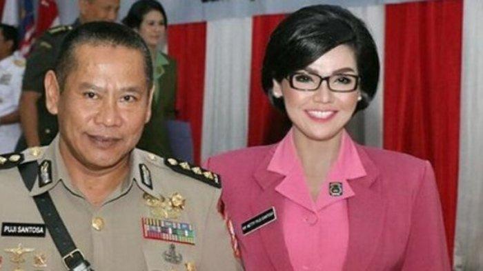 Kombes. Pol. Puji Santosa bersama sang istri, AKBP Dr. Netty Rosdiana Siagian.