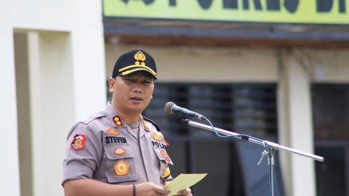 Direktur Reserse Kriminal Khusus (Direskrimsus) Polda Sulawesi Utara, Kombes. Pol. Stefanus Michael Tamuntuan