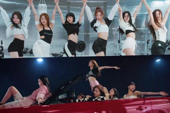 Cuplikan video klip LE SSERAFIM - FEARLESS (2022)