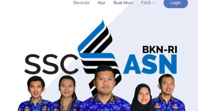 Laman sscasn bkn untuk pendaftaran PPPK tenaga teknis tahun 2022.