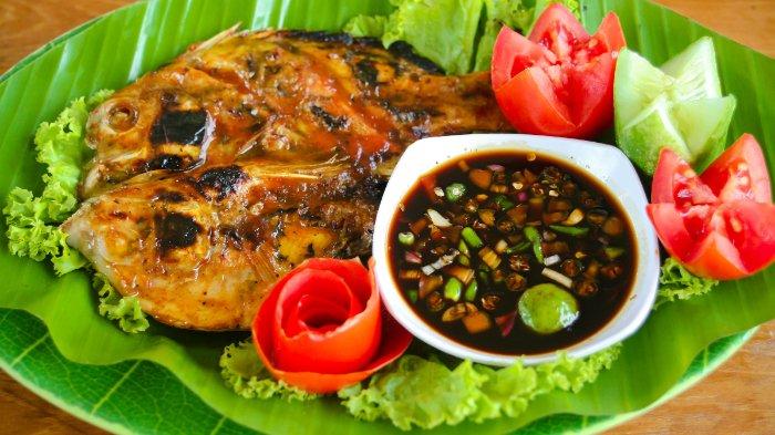 Salah satu menu makanan di Lubana Sengkol, Tangerang Selatan, Banten.