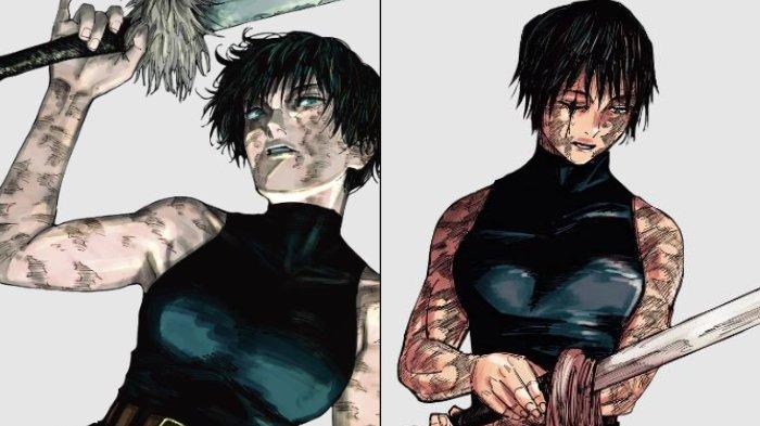 Maki Zenin dari Jujutsu Kaisen.