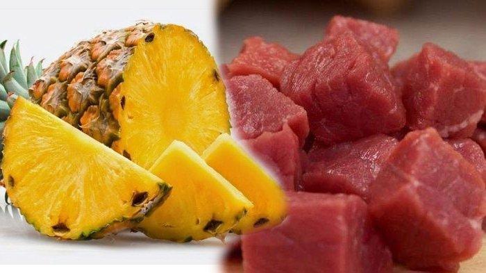 Nanas dan daging