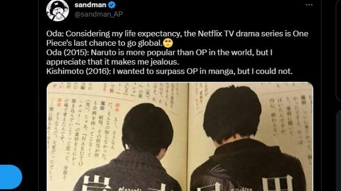 Rivalitas hangat Masashi Kishimoto dan Eiichiro Oda