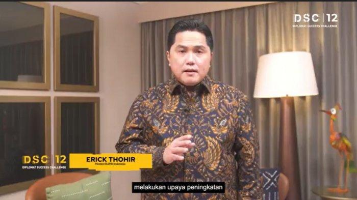Menteri BUMN Erick Thohir