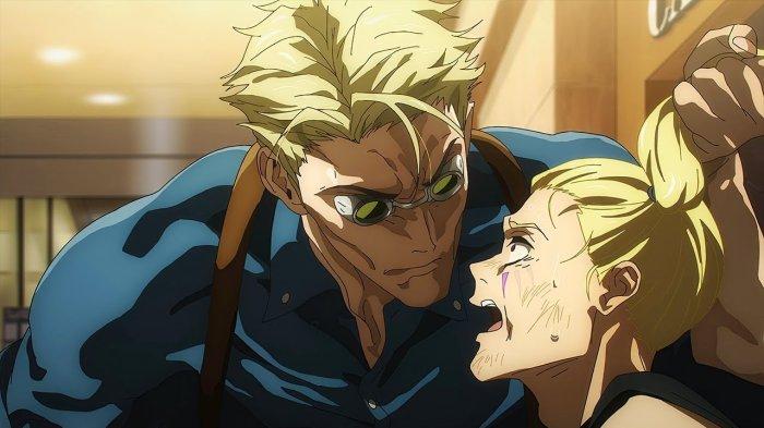 Nanami vs Haruta Shigemo dalam Jujutsu Kaisen episode 12