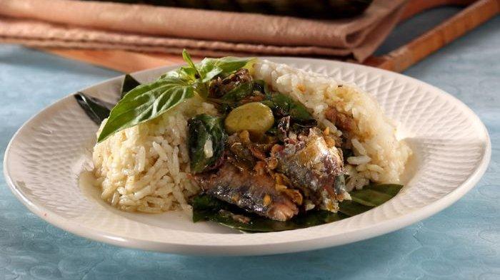 Nasi Bakar Sarden Lombok Ijo