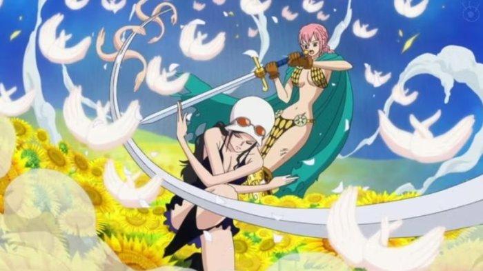 Nico Robin Menyelamatkan Rebecca di Dressrosa One Piece