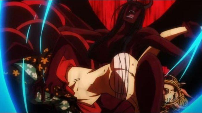 Nico Robin menggunakan Demonio Fleur di One Piece