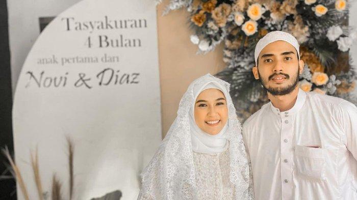 Novi Herlina bersama suami.