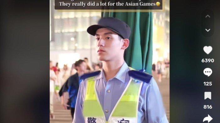 SOSOK Polisi Tampan yang Viral saat Asian Games 2023, Terlihat Atur Lintas hingga Bantu Pejalan Kaki