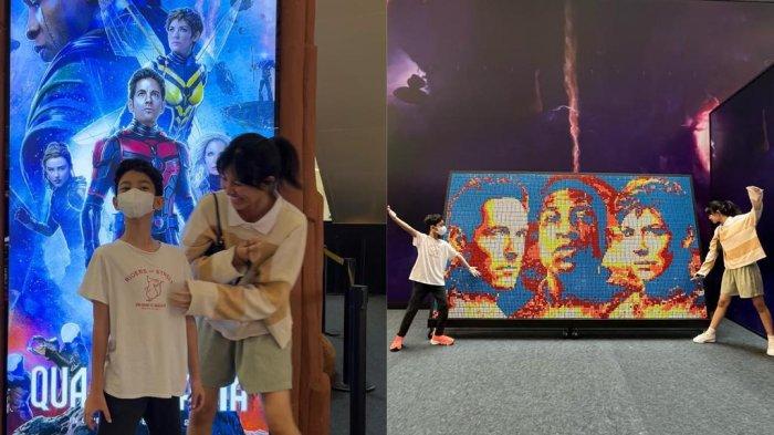 Potret Cut Rashya bermain dengan adik laki-lakinya.