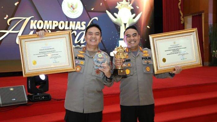 Foto Kombes Pria Budi (kanan) bersama Irjen Mohammad Iqbal (kiri)