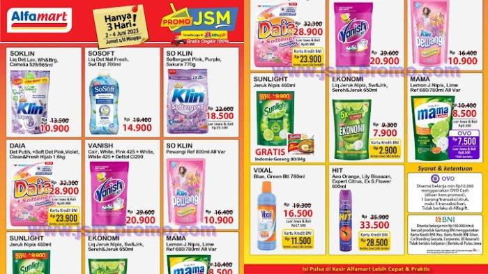 Promo JSM Alfamart periode 9 Juni 2023 sampai dengan 11 Juni 2023