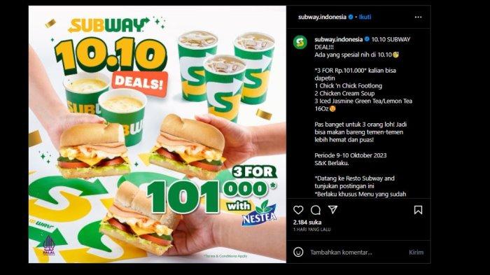 Promo Makanan Spesial 10.10 Murah Meriah: Ada Mcd, KFC, hingga Domino's Pizza