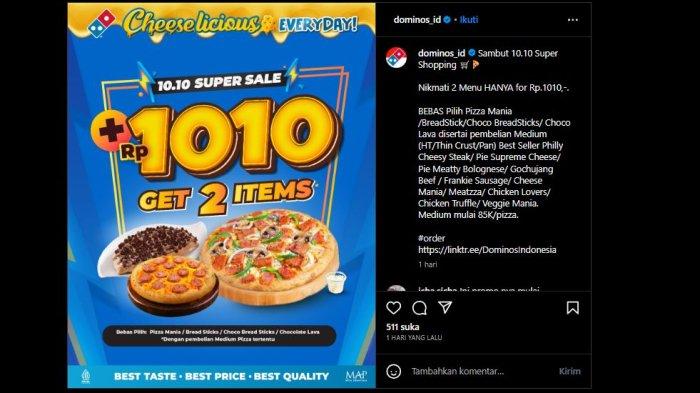 Promo Makanan Spesial 10.10 Murah Meriah: Ada Mcd, KFC, hingga Domino's Pizza