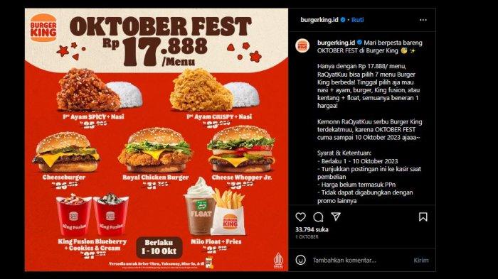 Promo Makanan Spesial 10.10 Murah Meriah: Ada Mcd, KFC, hingga Domino's Pizza