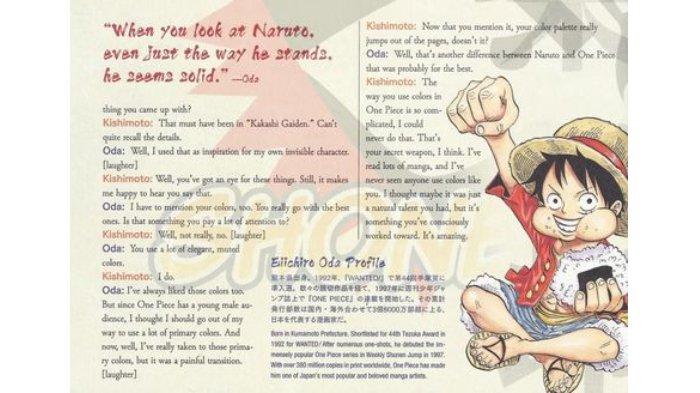 Pujian Eiichiro Oda untuk Mangaka Masashi Kishimoto pencipta Naruto