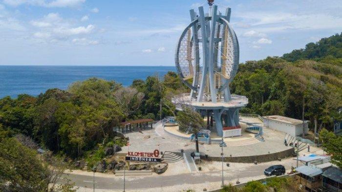 Tugu Kilometer 0 Indonesia di Pulau Weh, Sabang.
