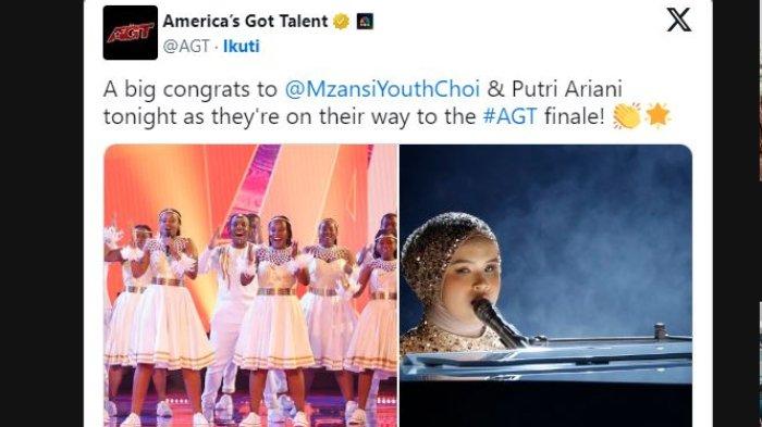 SELAMAT Putri Ariani Lolos ke Final America's Got Talent 2023