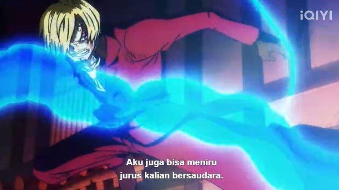 Sanji vs Queen dalam One Piece 1061
