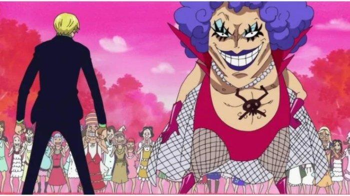 Sanji saat melawan Emporio Ivankov dari One Piece
