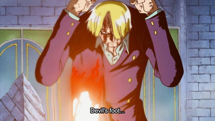 Sanji saat Arc Enies Lobby