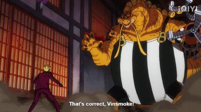 Sanji vs Queen dalam One Piece 1061