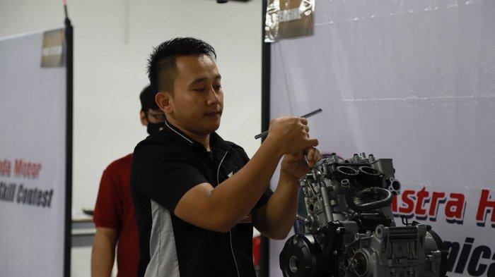Siap berkompetisi di Honda Asia & Oceania Motorcycle Technician Skill Contest 2023.