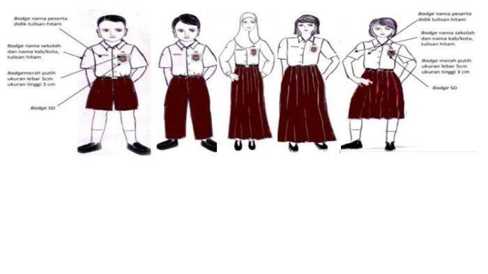 Aturan baru seragam sekolah untuk anak SD dari Kemdikbud