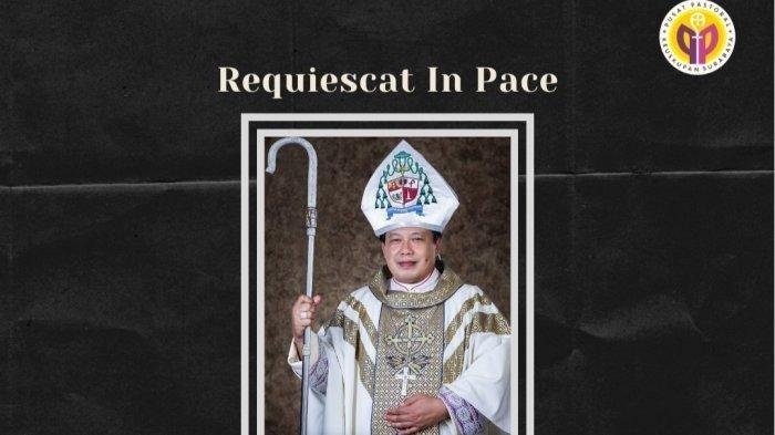Bapa Uskup Surabaya, Mgr Vincentius Sutikno Wisaksono meninggal dunia, Kamis (10/08/2023).