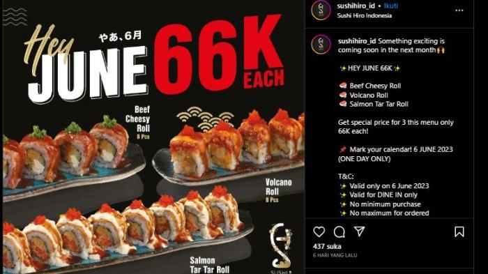 Promo Sushi Hiro