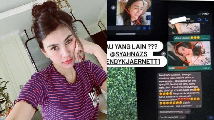 Syahnaz Sadiqah diduga selingkuh dengan aktor Rendy Kjaernett.