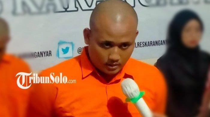 Agung Nugroho (20), warga Jagalan, Jebres, Solo, salah satu pelaku pembunuhan guru MI bernama Joko Siswoyo yang dibuang ke Bengawan Solo.