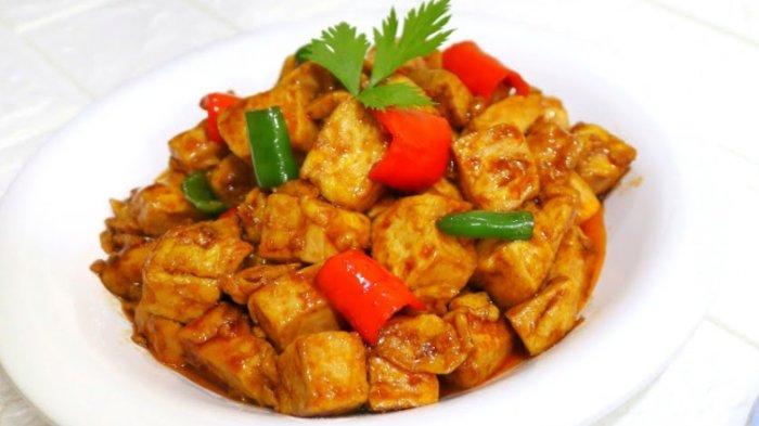 Tahu Telur Saos Teriyaki