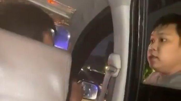 Tampang pelaku penganiayaan driver taksi online di ruas Tol Jakarta-Tangerang, Jakarta Barat, Kamis (04/05/2023) malam.
