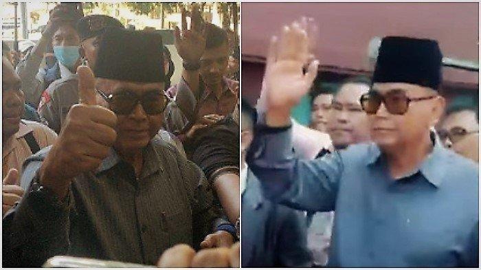 Panji Gumilang mendatangi Bareskrim Polri pada Selasa (1/8/2023) siang untuk diperiksa kasus dugaan penistaan agama dan ujaran kebencian, ia datang dengan melambaikan tangan dan acungkan jempol ke awak media