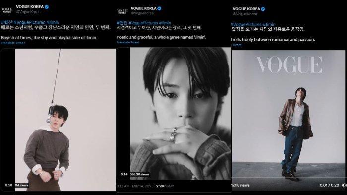 Postingan Vogue Korea Selatan soal Jimin BTS