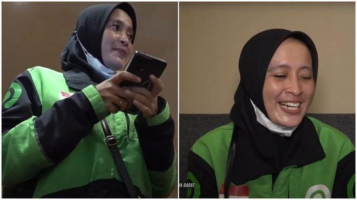 Teh Ende, janda viral berprofesi sebagai driver ojol