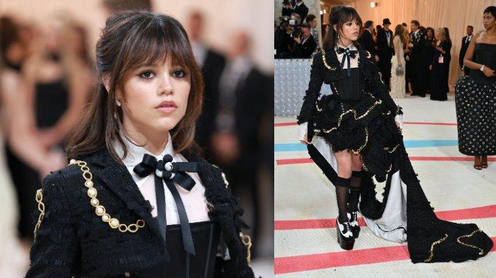 NEW YORK, NEW YORK - 01 MEI: Jenna Ortega menghadiri Met Gala 2023 Merayakan 