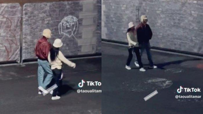 Tangkapan Layar Video Kebersamaan V BTS dan Jennie BLACKPINK - Sebuah video terbaru yang diposting oleh seorang fotografer Prancis, Amar Taoualit diduga menunjukkan kebersamaan Taehyung atau V BTS dan Jennie BLACKPINK.