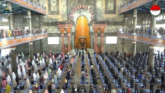 pelaksanaan salat iduladha di Ponpes Al Zaytun Indramayu, Kamis (29/6/2023)