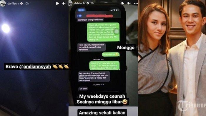 Dahlia Poland memposting dugaan selingkuh Fandy Christian dengan seorang wanita.