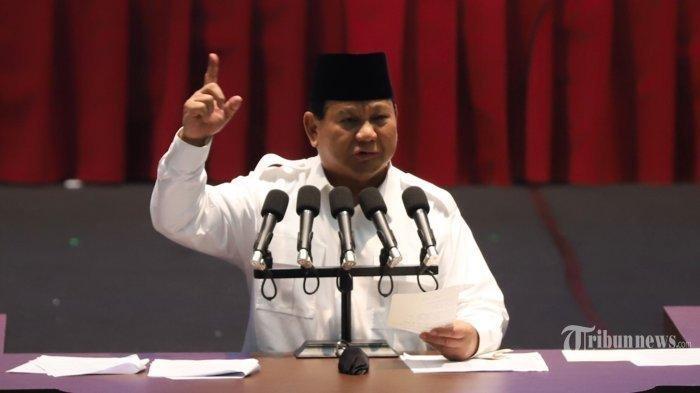 Ketum Umum Partai Gerindra Prabowo Subianto.