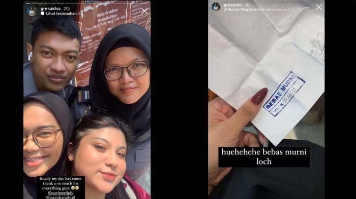 Unggahan Dea OnlyFans usai mengabarkan bebas murni dari Rutan Pondok Bambu.