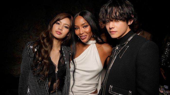V BTS, Lisa BLACKPINK, dan Park Bo Gum Berfoto Bersama di Prancis