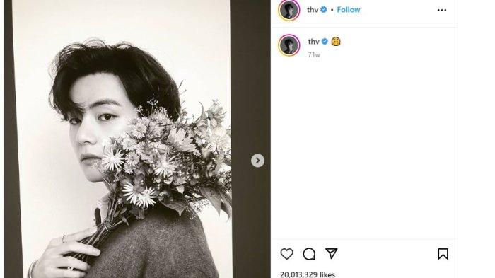 V BTS alias Kim Taehyung